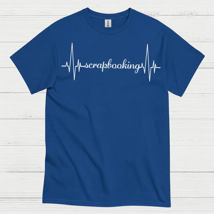 Scrapbooking Heartbeat Craft Lover T Shirt