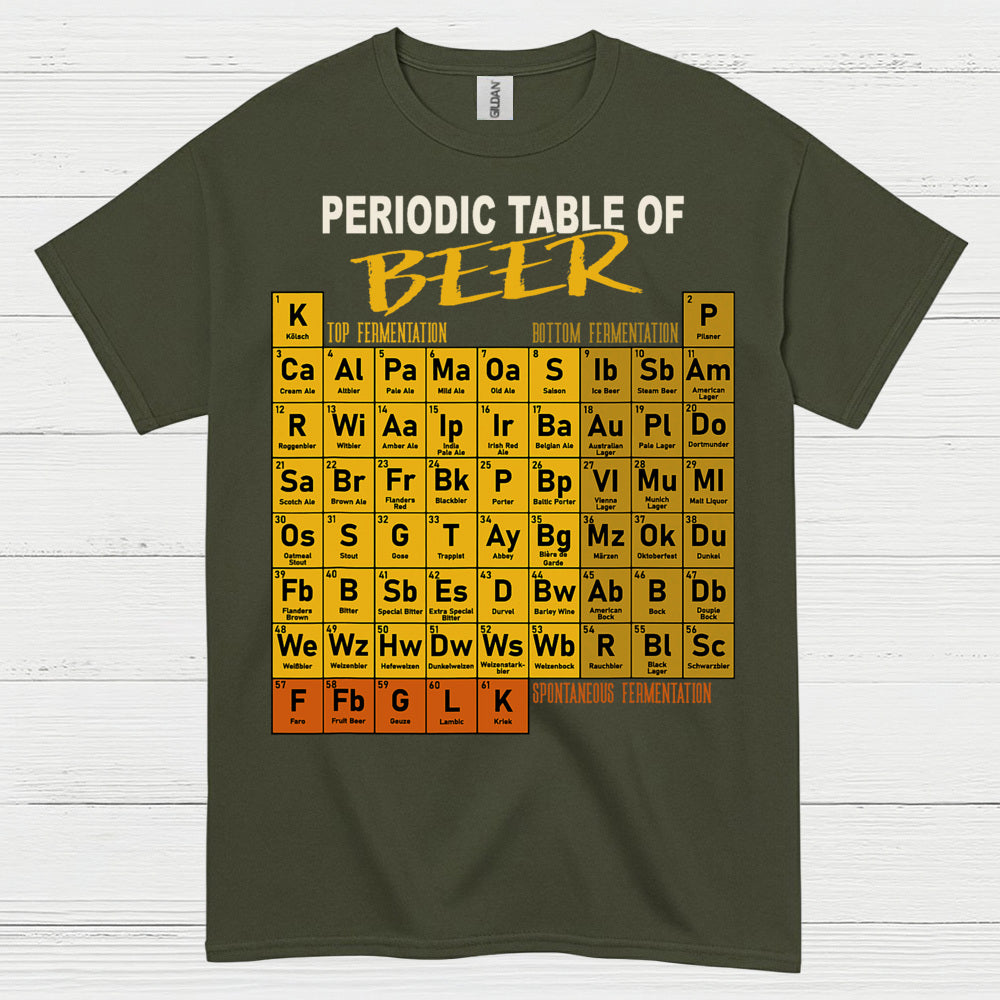 Periodic Table Of Beer T Shirt