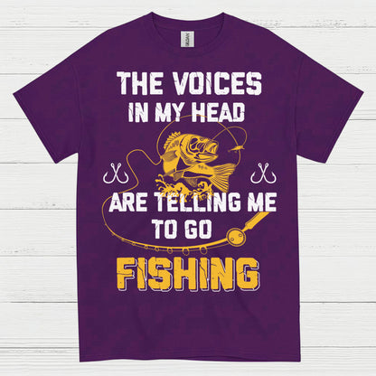 Voices In My Head Fishing T Shirt