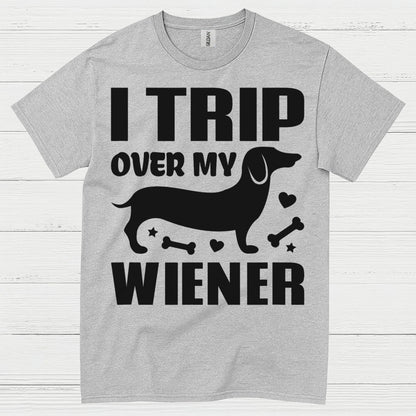 Life Is Better With A Dachshund Colorful Silhouette T Shirt