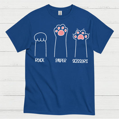 Rock Paper Scissors Cat Paw T Shirt