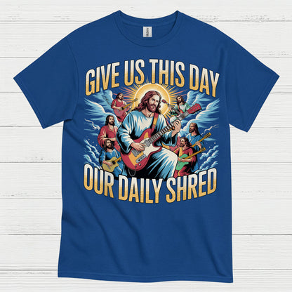 Give Us This Day Jesus Guitar T Shirt