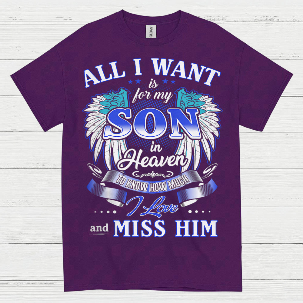 Son In Heaven Memorial T Shirt