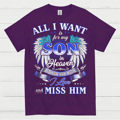 Son In Heaven Memorial T Shirt