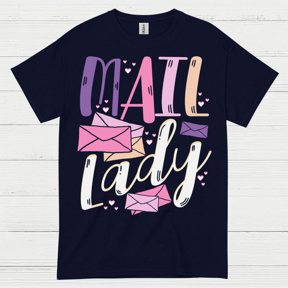 Mail Lady Cute Postal T Shirt