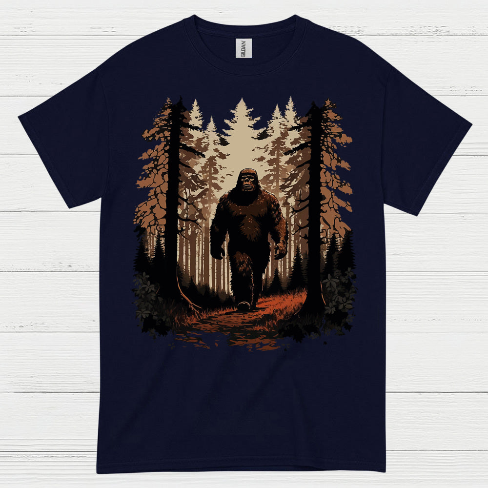 Forest Walk Bigfoot T Shirt