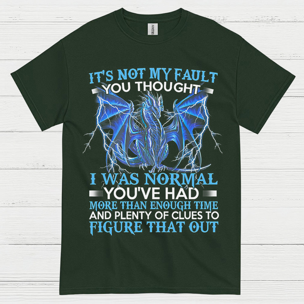 Not My Fault You Thought I Was Normal Dragon T Shirt