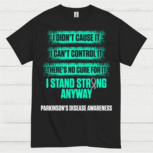 I Stand Strong Parkinson’s Awareness T Shirt