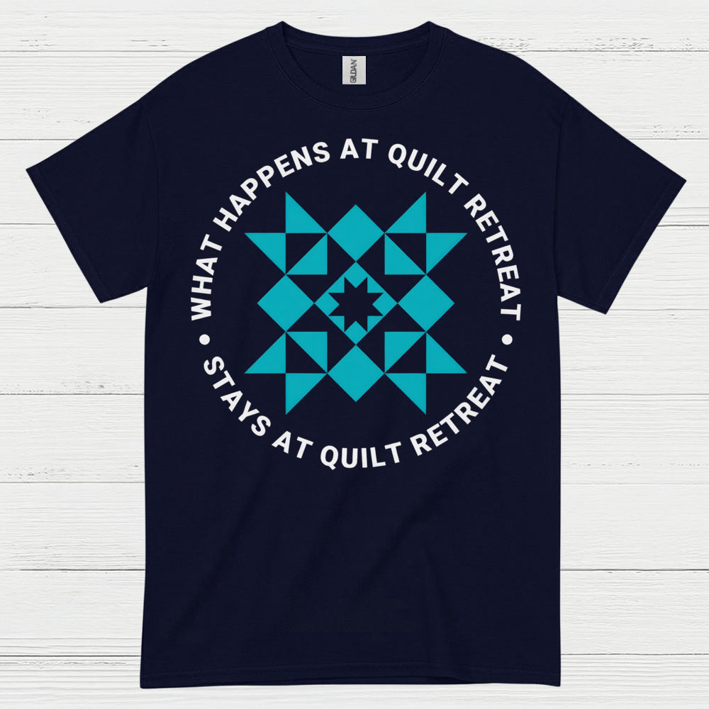 Quilt Retreat Rules Humor T Shirt