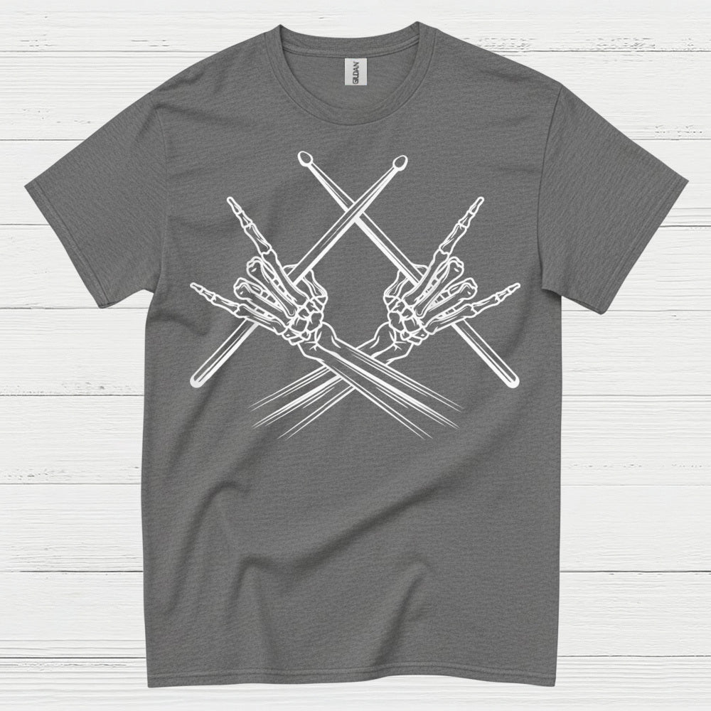 Skeleton Drummer T Shirt