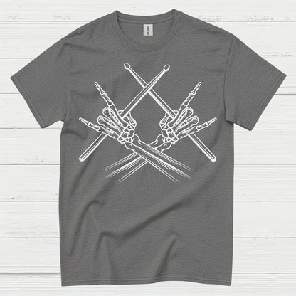 Skeleton Drummer T Shirt