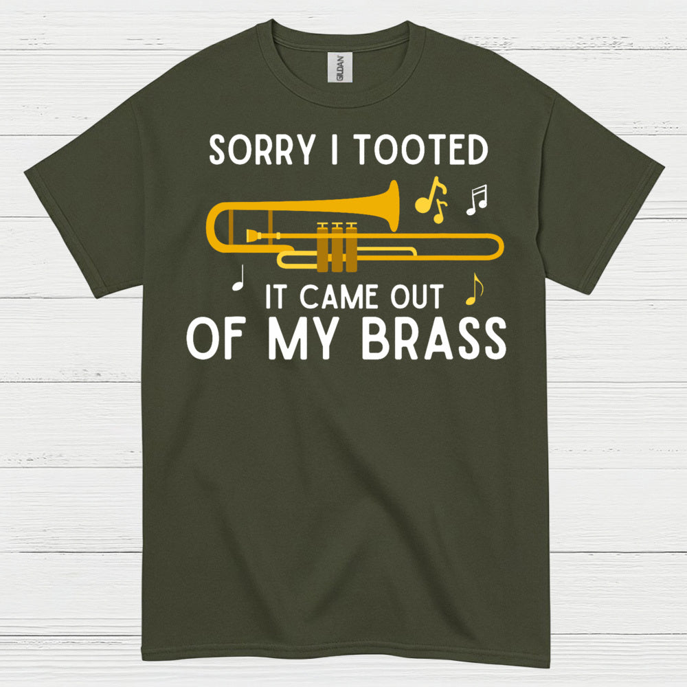 Sorry I Tooted Trombone Funny T Shirt