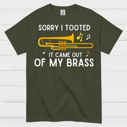 Sorry I Tooted Trombone Funny T Shirt