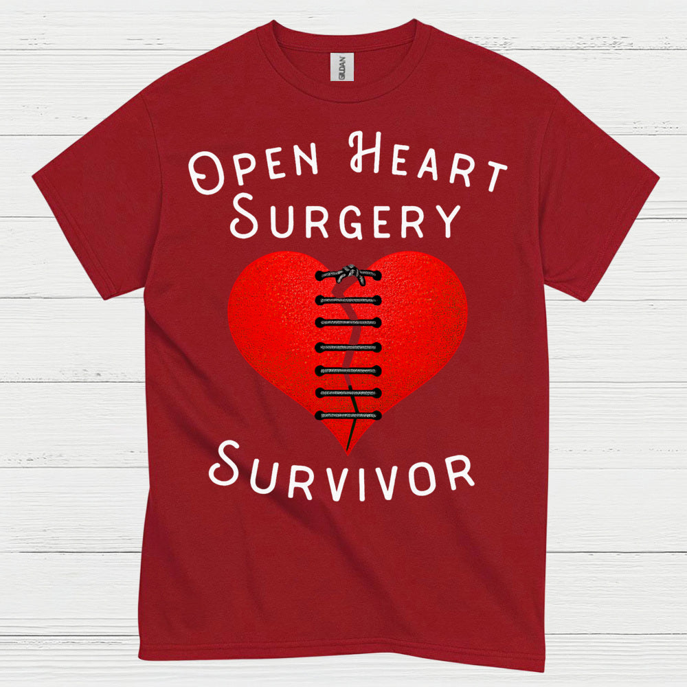 Open Heart Surgery Survivor T Shirt