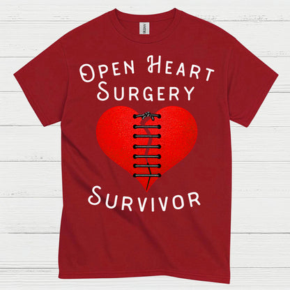 Open Heart Surgery Survivor T Shirt