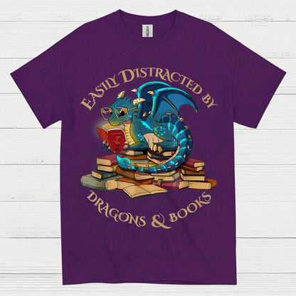 Dragons And Books T Shirt