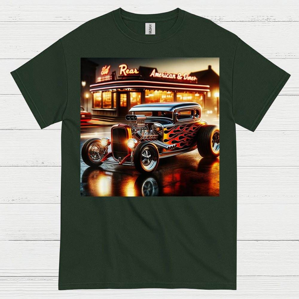 Classic Hot Rod Diner T Shirt