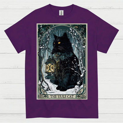 Yule Cat Winter Art T Shirt