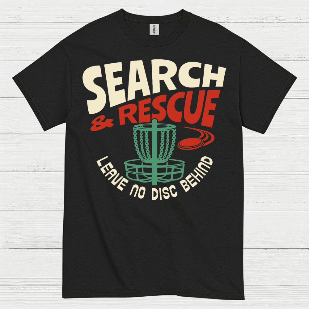 Search And Rescue Disc Golf T Shirt