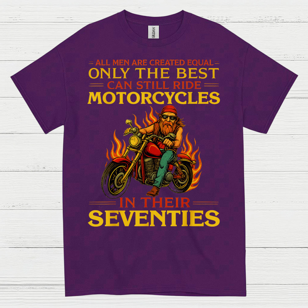 Only The Best Ride Motorcycles Seventies T Shirt