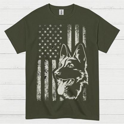 American Shepherd Flag T Shirt