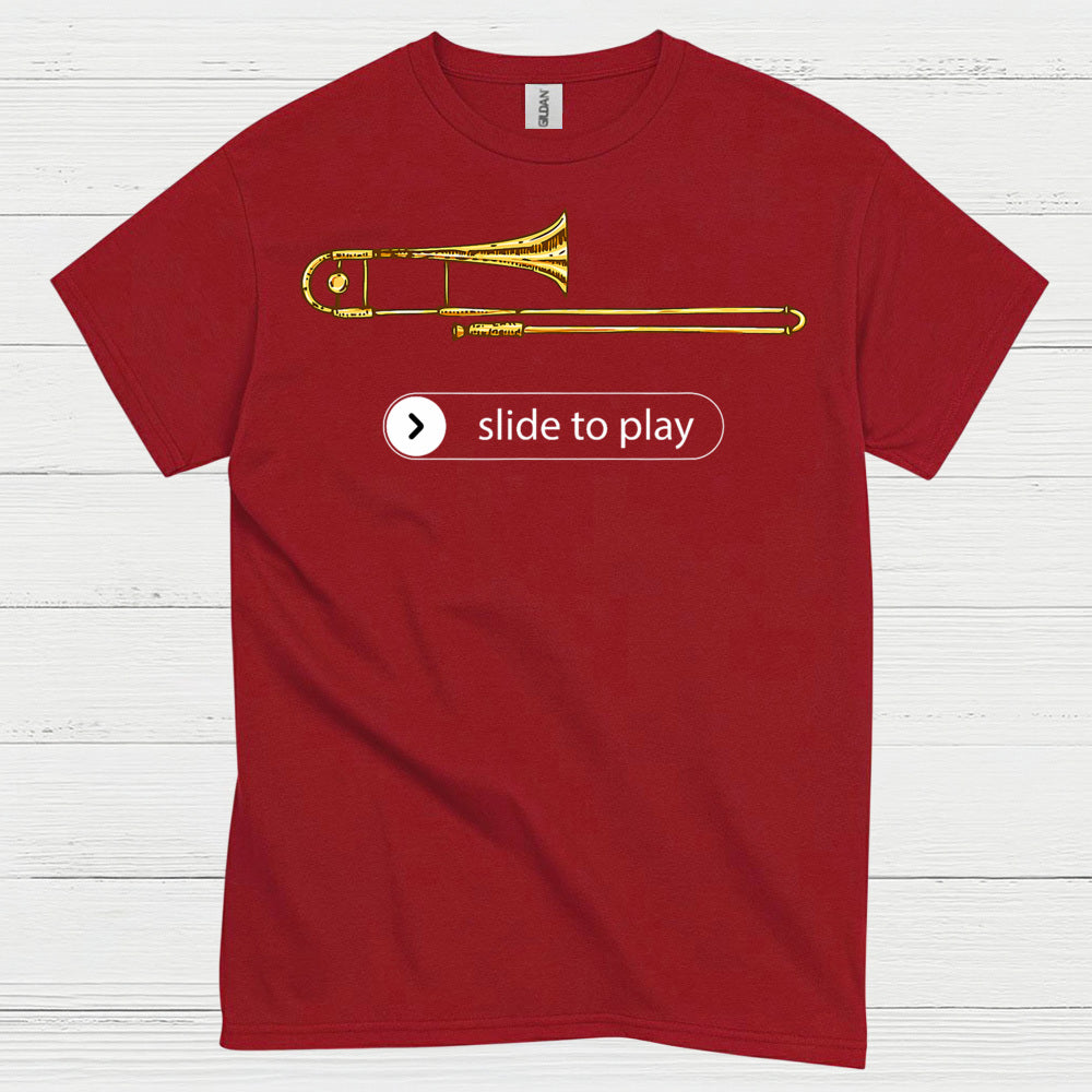 Slide To Play Trombone T Shirt
