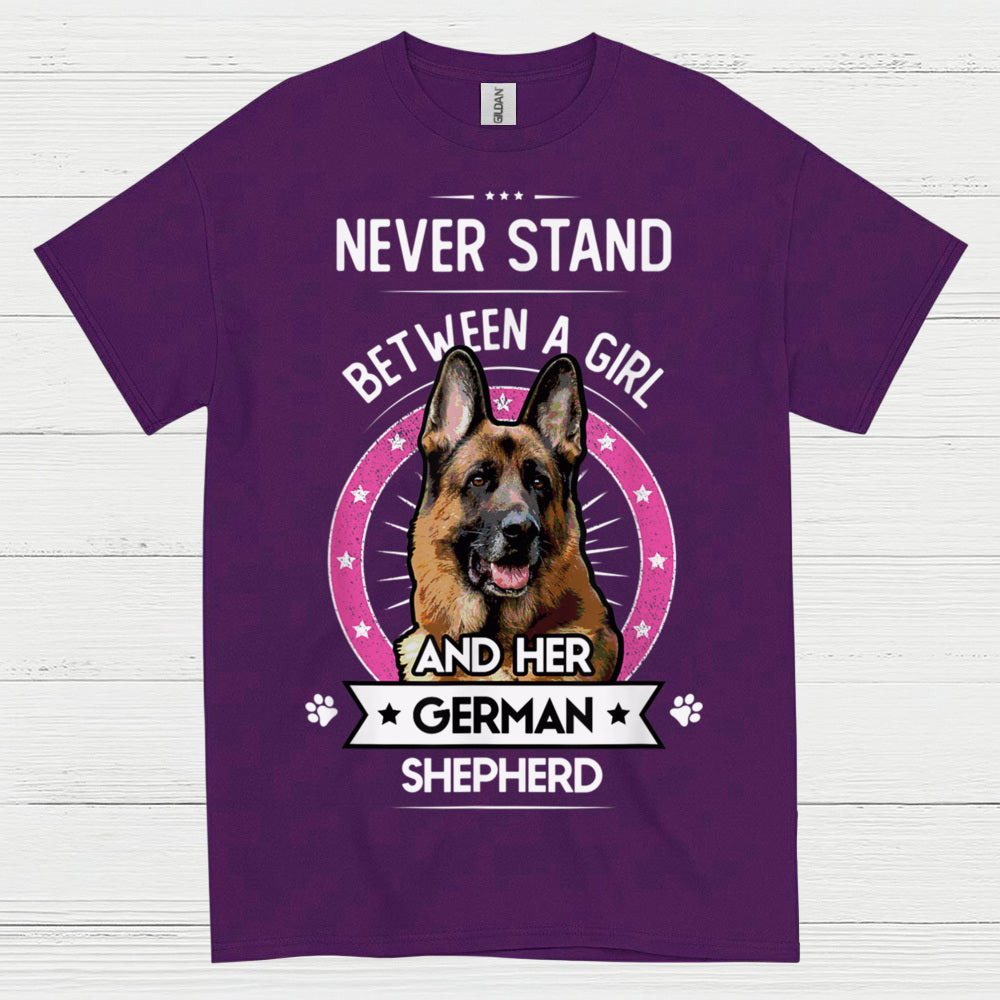 Never Stand German Shepherd T Shirt
