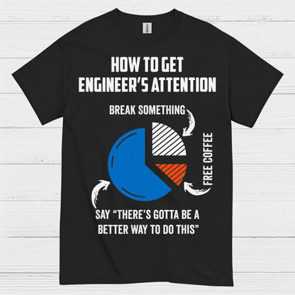 Engineer Attention Humor T Shirt
