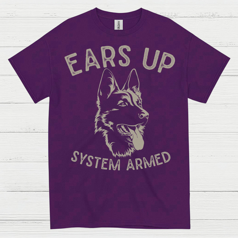 German Shepherd Alert Loyalty Guard Dog T Shirt