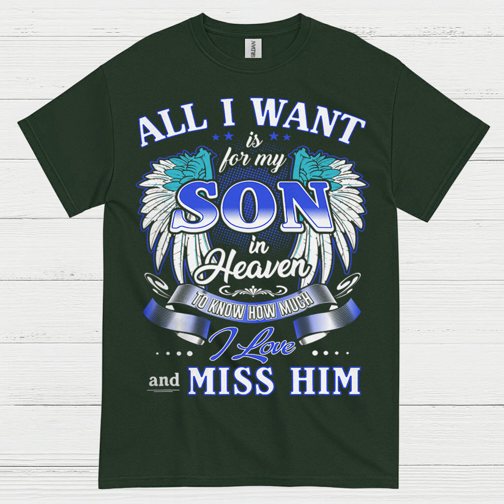 Son In Heaven Memorial T Shirt