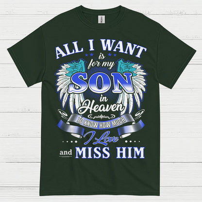 Son In Heaven Memorial T Shirt