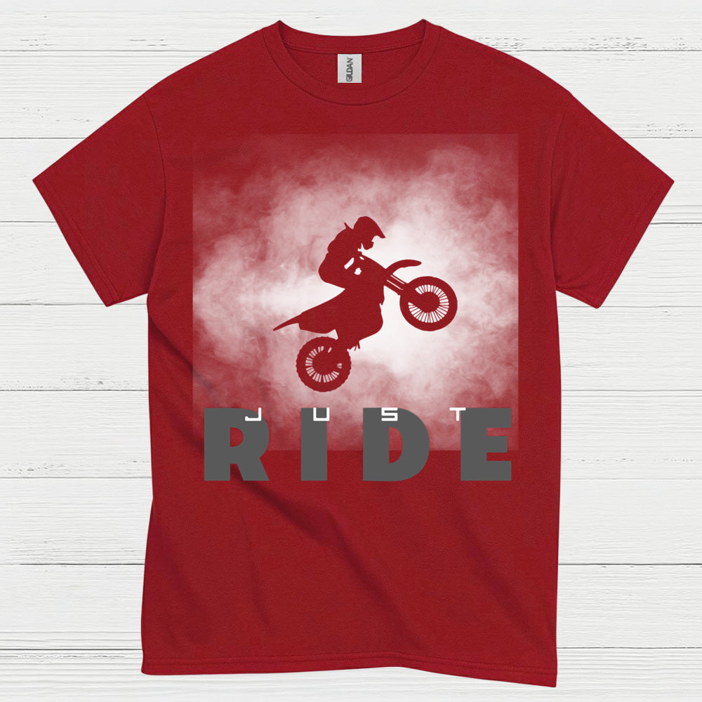 Just Ride Motocross Silhouette T Shirt