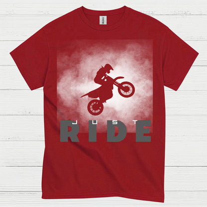Just Ride Motocross Silhouette T Shirt
