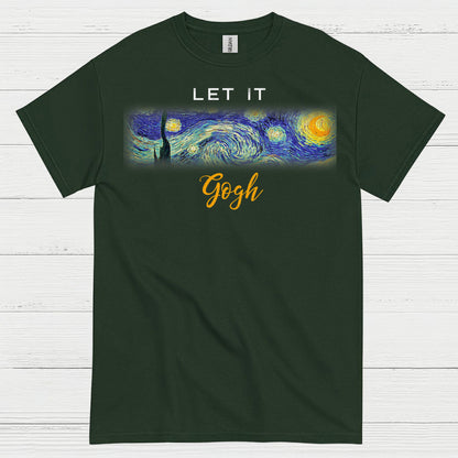 Let It Gogh Minimal Art T Shirt