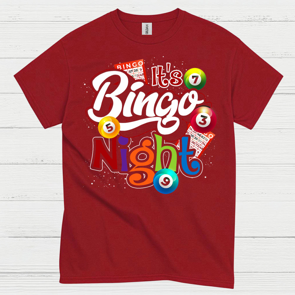 Bingo Night Colorful Graphic T Shirt