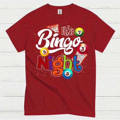 Bingo Night Colorful Graphic T Shirt
