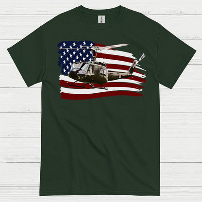 American Helicopter Veteran Patriotic T Shirt
