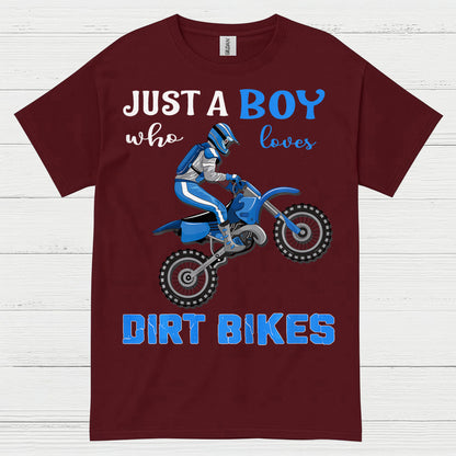Just A Boy Who Loves Dirt Bikes T Shirt