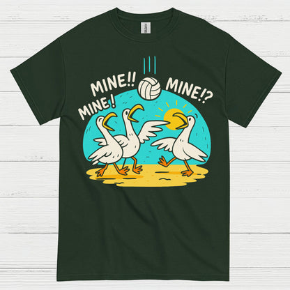 Mine Mine Mine Funny Goose Volleyball T Shirt