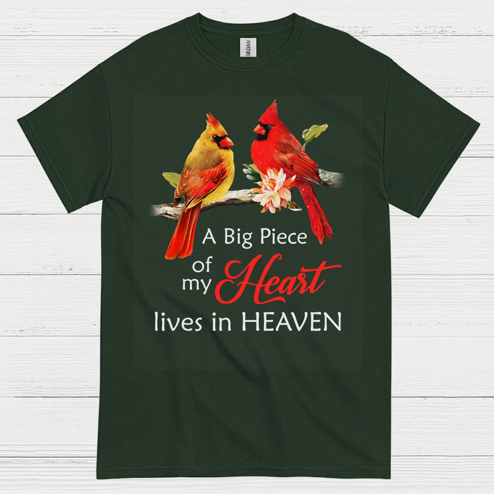 A Big Piece Of My Heart Lives In Heaven T Shirt