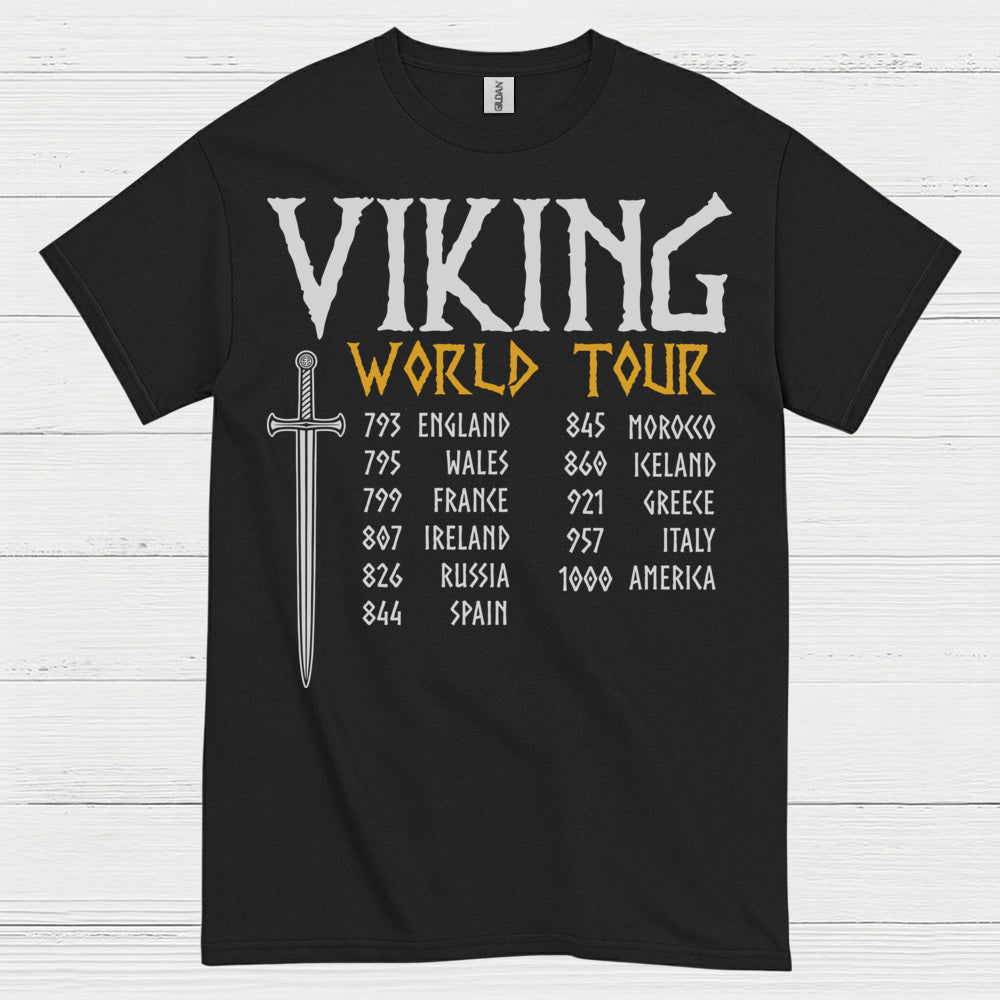 Viking World Tour History T Shirt