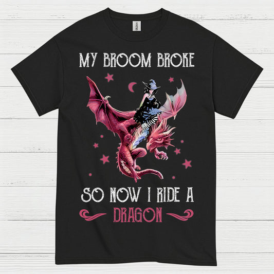 Witch Ride Dragon T Shirt
