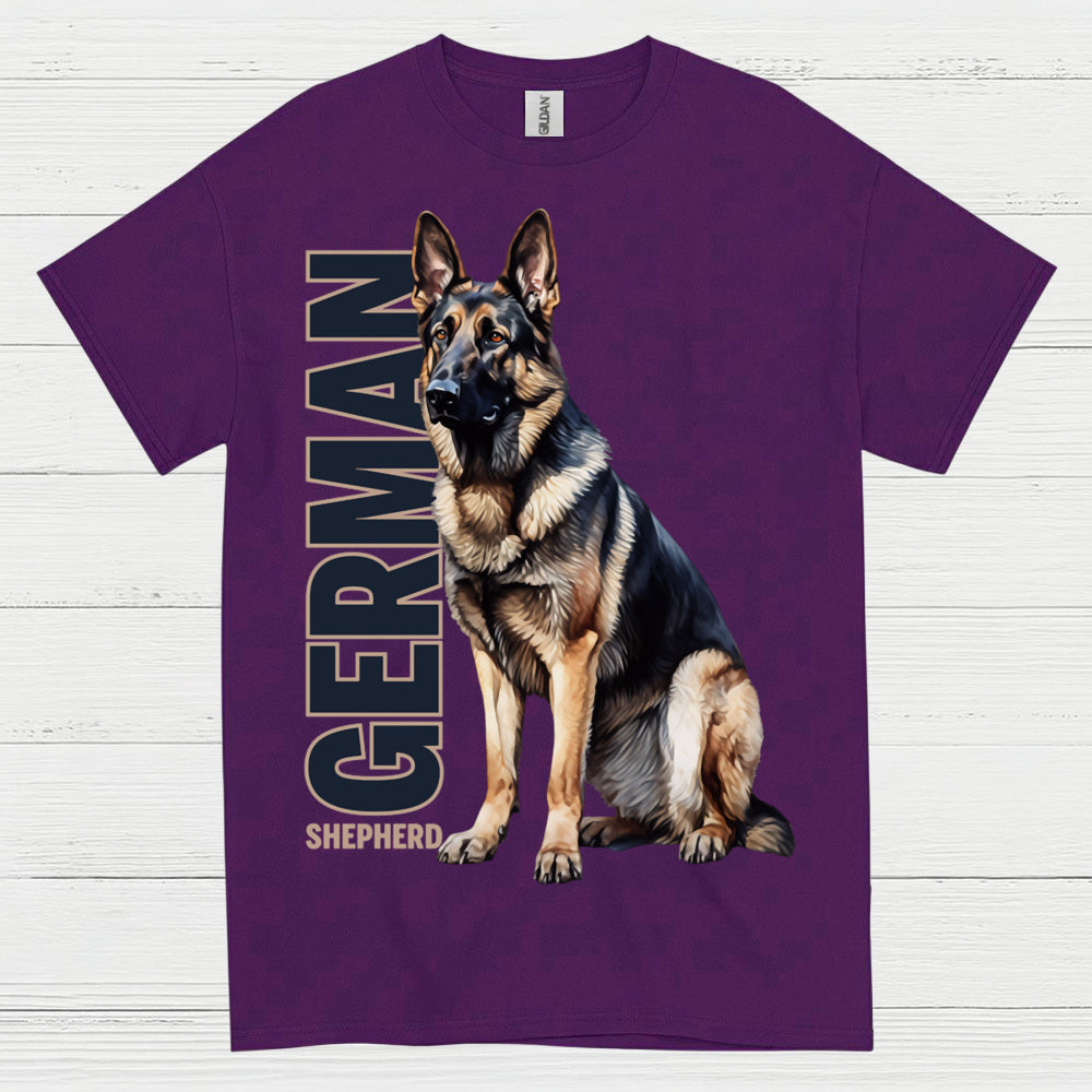 German Shepherd Classic Loyal Dog T Shirt