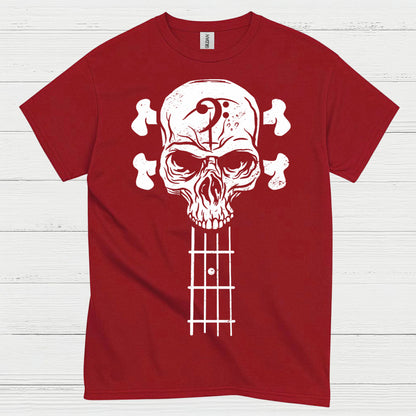 Bass Skull Guitar T Shirt