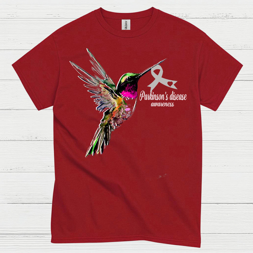 Parkinsons Awareness Hummingbird Hope T Shirt