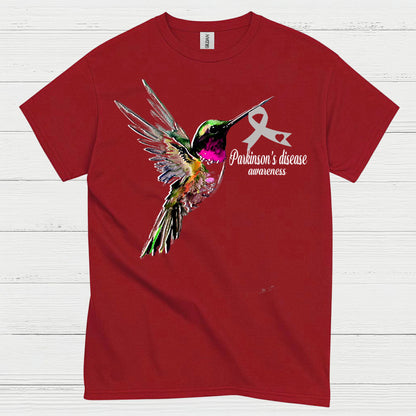 Parkinsons Awareness Hummingbird Hope T Shirt