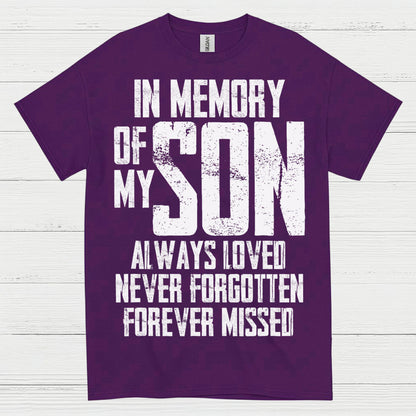 In Memory Of My Son T Shirt