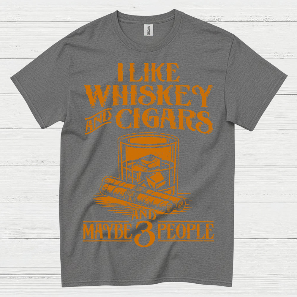 I Like Whiskey And Cigars T Shirt