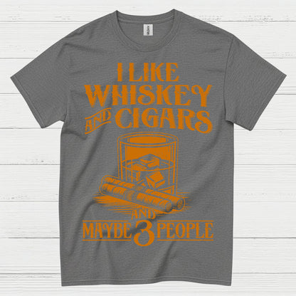 I Like Whiskey And Cigars T Shirt