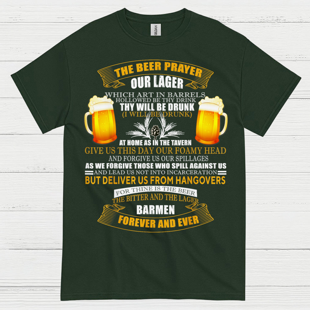The Beer Prayer Our Lager T Shirt